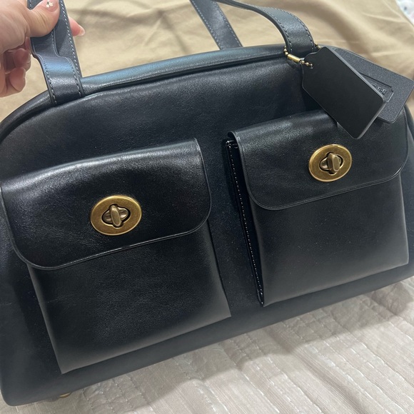 COACH TURNLOCK BAG BRAND NEW - Picture 4 of 5